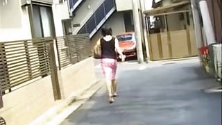 She almost got home when some crazy guy skirt sharked her