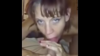 Woman delirious to choke on cock