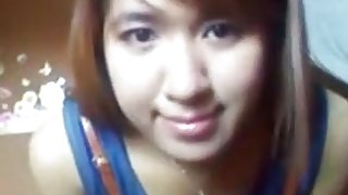 Malaysian girl proudly shows off how wet her hairy pussy is !!!