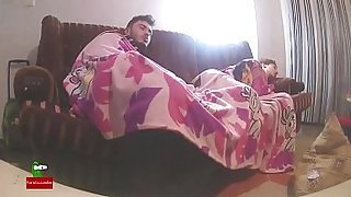 Sex under sheets.Homemade voyeur taped my amateur gf with a hidden spycam IV082